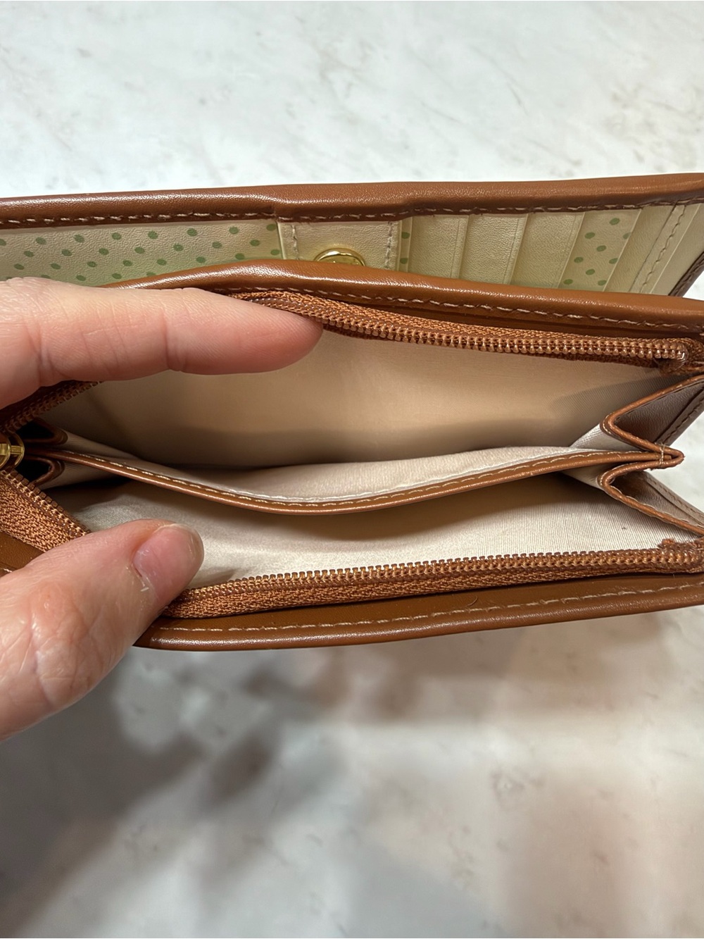 Radley London Brown Leather Scottie Dog Zip Around Bifold Wallet - Picture 4 of 4